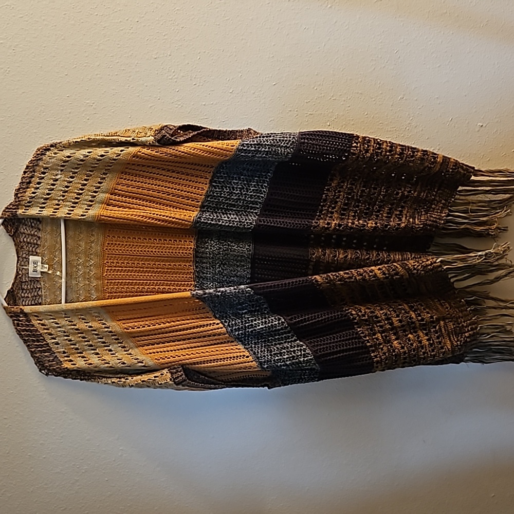 BKE xs/s western sweater vest